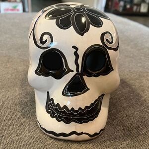 Day of the dead dia de Los muertos ceramic sugar skull